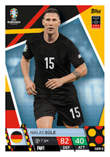 Niklas Sule Germany Topps Match Attax EURO 2024 #GER5